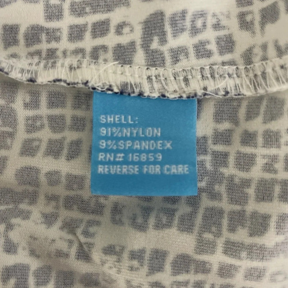 J. McLaughlin Dolly Catalina Cloth Midi Dress Small Blue White Print Sleeveless - Picture 11 of 13